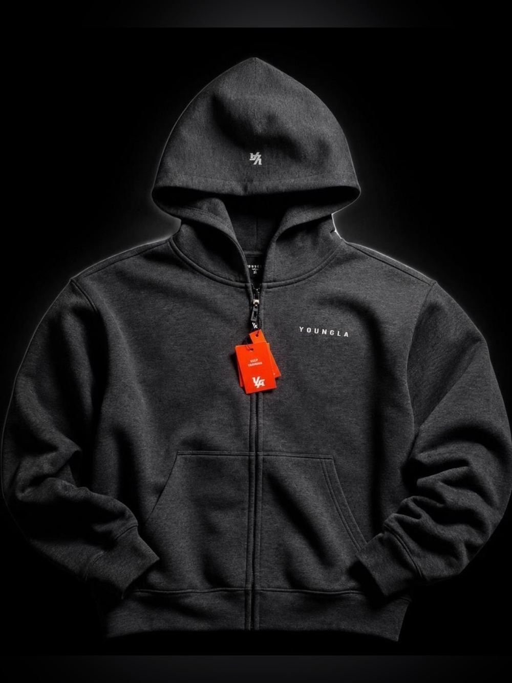 YoungLA Scuba Zip Up Hoodie - Size XL - NWT
